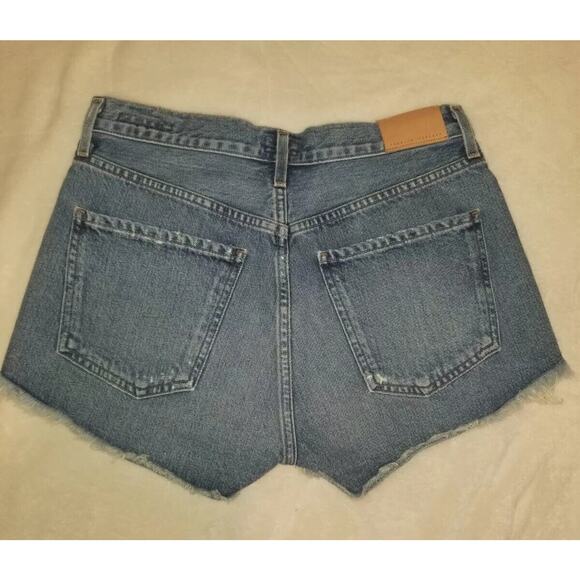 New Citizens Of Humanity‎ Shorts Womens 27 Blue Frayed Hem Danielle Cut Off NWOT - Picture 3 of 11